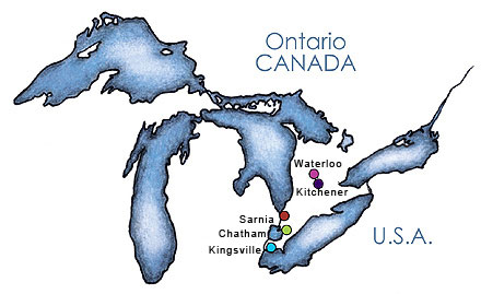 Map of S&R Retirement Living Communities